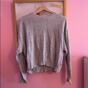 Knitted Garage gray sweater